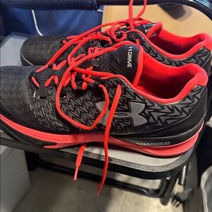 ASICS Black and Red Sneakers